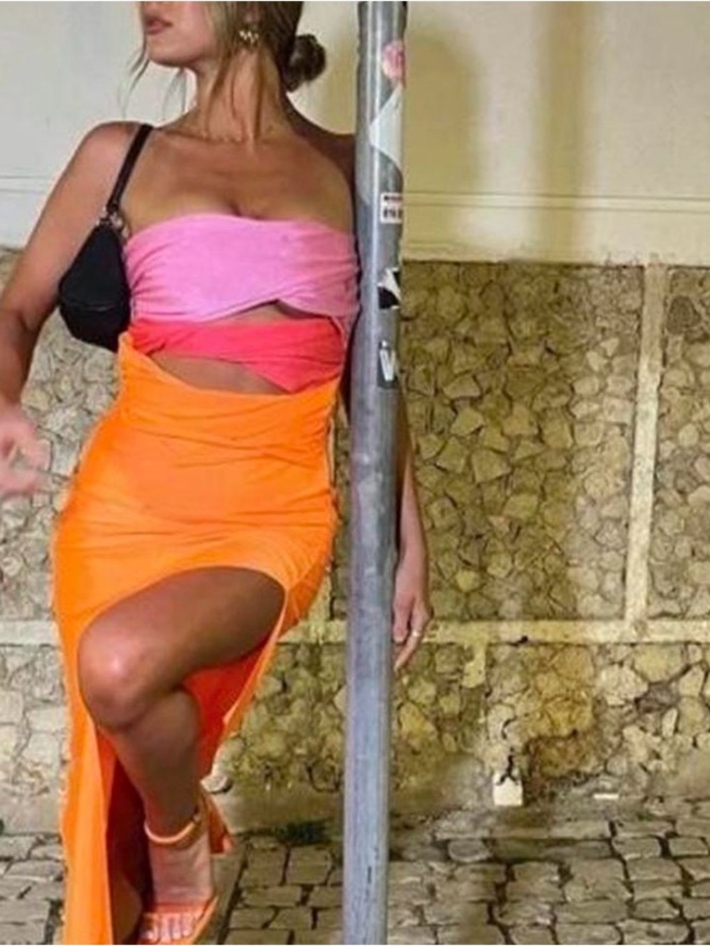Baobob Ola Strapless Bubblegum Maxi Dress - Picture 8 of 8